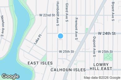 Map image of the property - 2417 Humboldt Ave S