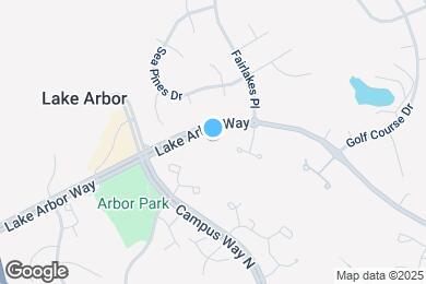 Map image of the property - 10507 Lake Arbor Way