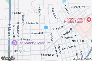 Map image of the property - 441 E Pearl St