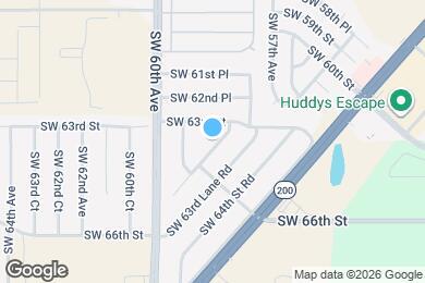 Map image of the property - 5821 SW 63rd Place Rd