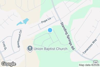 Map image of the property - 400 Stonefence Dr