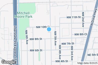 Map image of the property - 861 NW 6th Ave