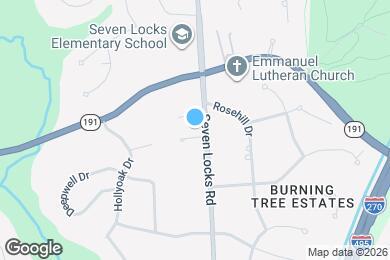 Map image of the property - 9464 Seven Locks Rd