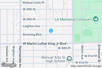 Map image of the property - 1133 Browning Blvd