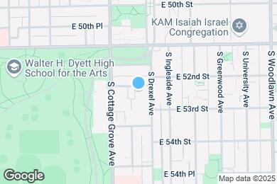 Map image of the property - 837 E 52nd St