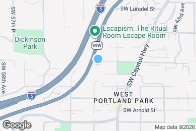 Map image of the property - 5048 SW Dickinson St