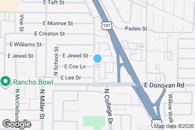 Map image of the property - 1629 Point Lobos Ln