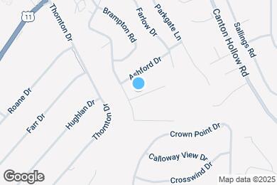 Map image of the property - 10817 Highcliff Dr
