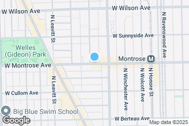 Map image of the property - 2028 W Montrose Ave