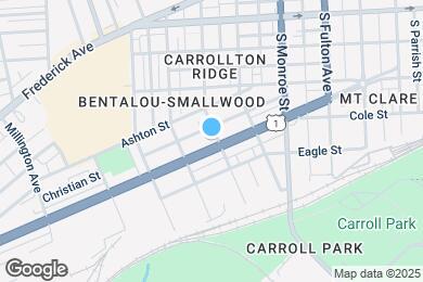 Map image of the property - 2104 Wilkens Ave