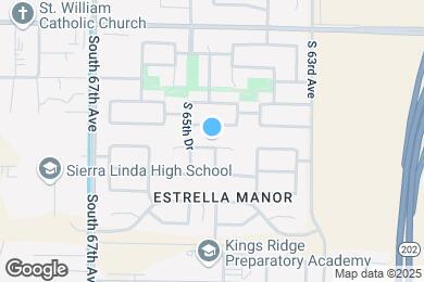 Map image of the property - 6438 W Miami St