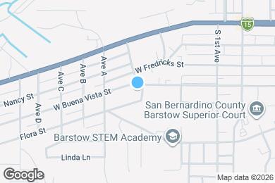 Map image of the property - 608 West Buena Vista