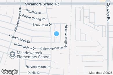 Map image of the property - 7649 Hollow Forest Dr