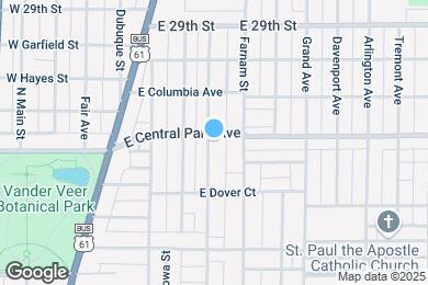 Map image of the property - 2523 1/2 LeClaire St