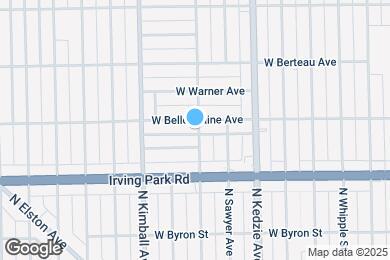 Map image of the property - 3301 W Belle Plaine Ave