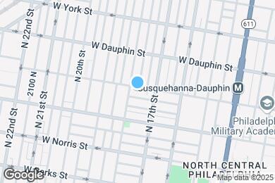 Map image of the property - 1726 W Susquehanna Ave