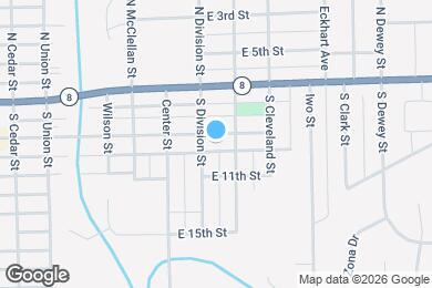 Map image of the property - 709 E 9th St