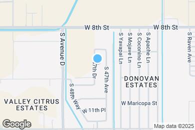 Map image of the property - 953 S 47th Dr