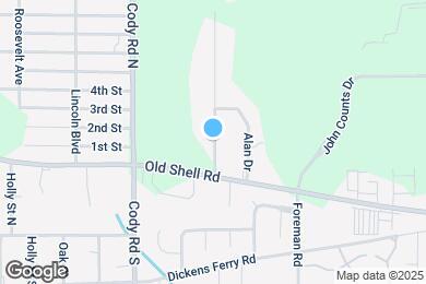 Map image of the property - 25 Oklahoma Dr