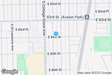 Map image of the property - 853 E 84th St