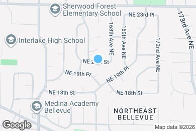 Map image of the property - 16719 NE 20th St