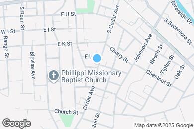 Map image of the property - 607 S Cedar Ave