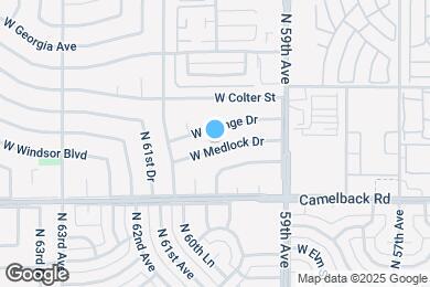 Map image of the property - 6012 W Medlock Dr