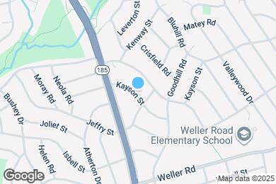 Map image of the property - 3705 Kayson St