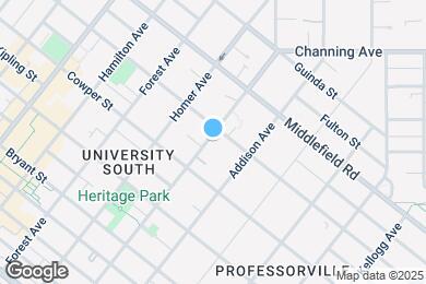 Map image of the property - 588 Channing Ave