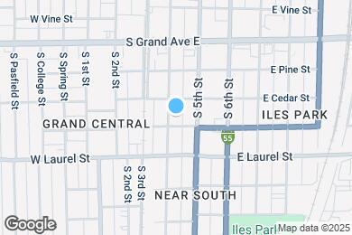 Map image of the property - 1522 S 4th St