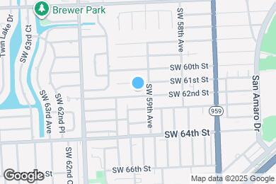 Map image of the property - 5921 SW 62nd St