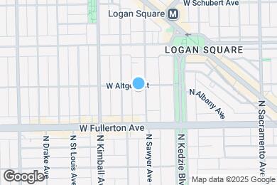Map image of the property - 2448 N Sawyer Ave