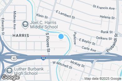 Map image of the property - 143 E Baylor