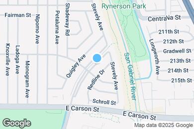 Map image of the property - 4225 Los Coyotes Diagonal