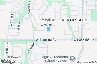 Map image of the property - 7504 S 45th Dr