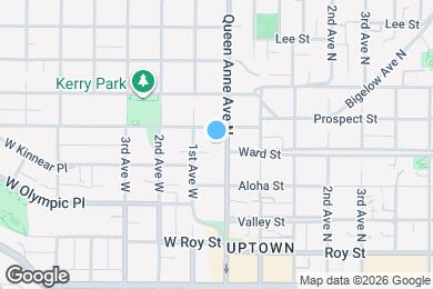 Map image of the property - 1001 Queen Anne Ave N