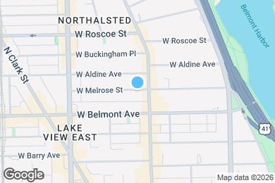Map image of the property - 625 W Melrose St