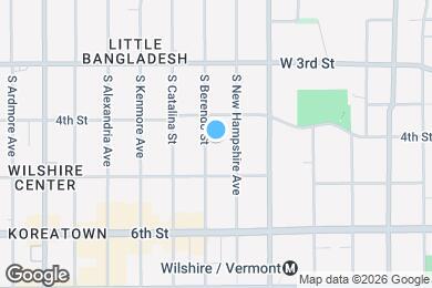 Map image of the property - 430 S Berendo St