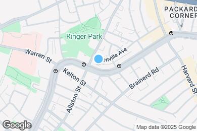Map image of the property - 1375 Commonwealth Ave