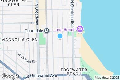 Map image of the property - 5860 N Kenmore Ave