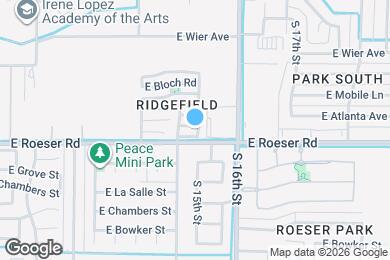 Map image of the property - 1515 E Sheraton Ln