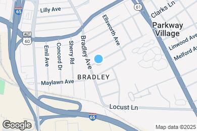 Map image of the property - 608 Merwin Ave