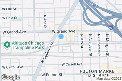 Map image of the property - 1230 W Hubbard St