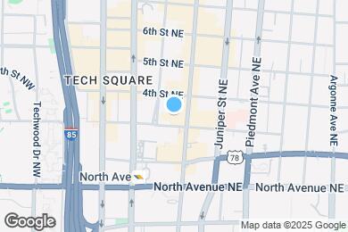 Map image of the property - Crest on Peachtree