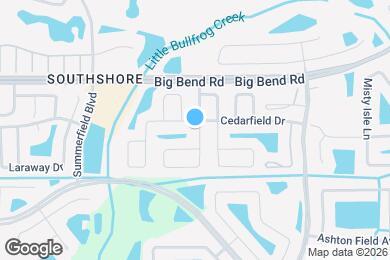 Map image of the property - 13305 Silvercreek Dr