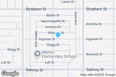 Map image of the property - 19449 Ingomar St