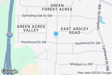 Map image of the property - 1015 Braemar Ave SW