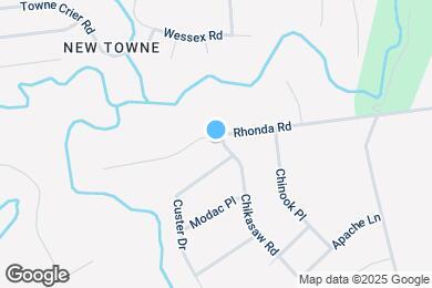 Map image of the property - 6000 Rhonda Rd