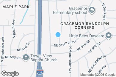 Map image of the property - 5128 N Palmer Ave