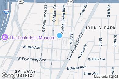 Map image of the property - 1400 S Casino Center Blvd